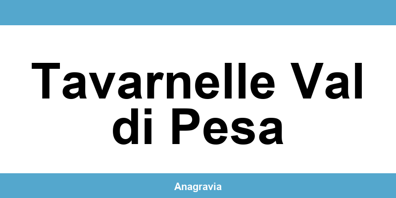 Orari dell’ufficio anagrafe a Tavarnelle Val di Pesa
