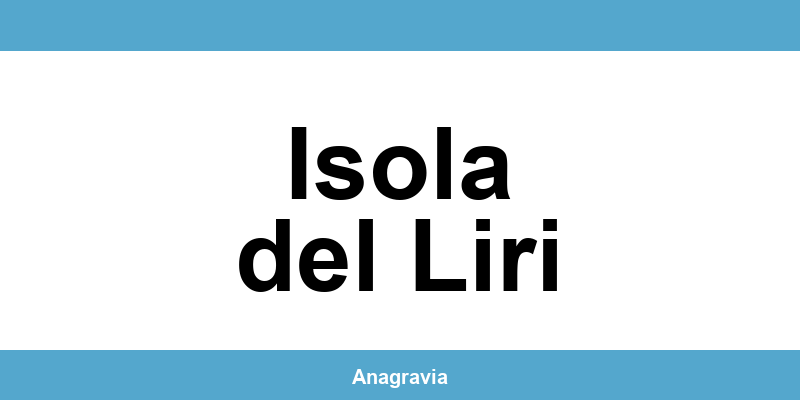 Orari dell’ufficio anagrafe a Isola del Liri